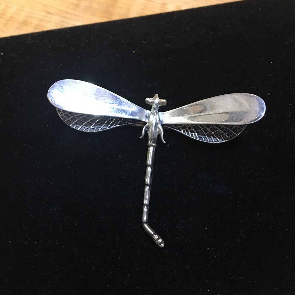 Sterling Silver Dragonfly Pin